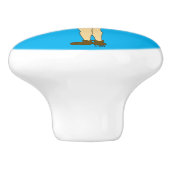 bunnygirl keramische knop (Zijkant)