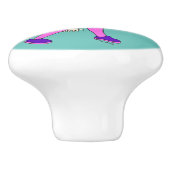 bunnygirl keramische knop (Zijkant)