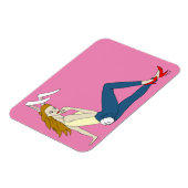 bunnygirl magneet (Linkerzijde)