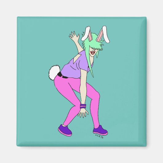 bunnygirl magneet (Voorkant)