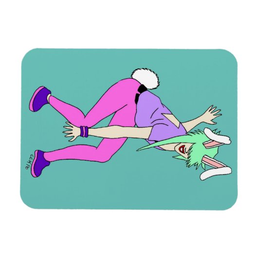 bunnygirl magneet (Horizontaal)