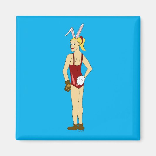 bunnygirl magneet (Voorkant)