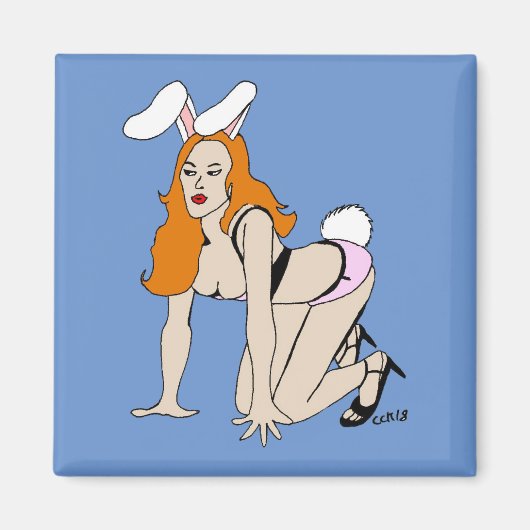 bunnygirl magnet (Voorkant)