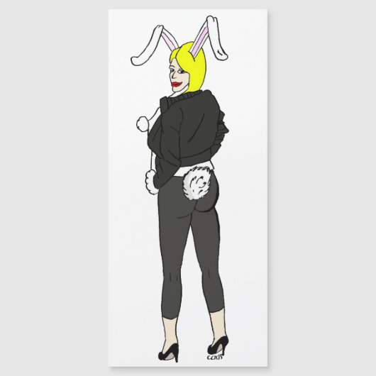 bunnygirl magnet (Voorkant)