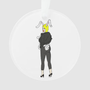 bunnygirl ornament