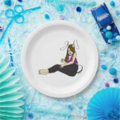 bunnygirl papieren bordje (Feest)