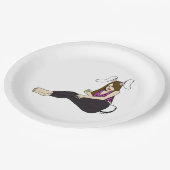 bunnygirl papieren bordje (Gekanteld)