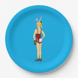 bunnygirl papieren bordje
