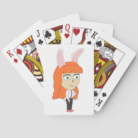 bunnygirl pokerkaarten (Achterkant)