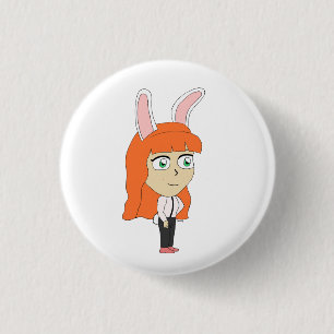 bunnygirl ronde button 3,2 cm