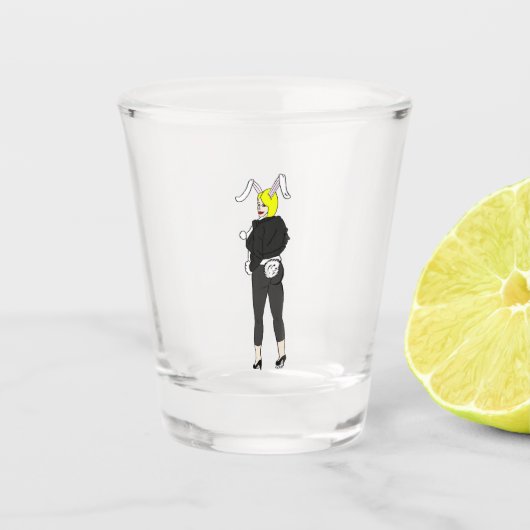 bunnygirl shot glas (Voorkant)