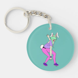 bunnygirl sleutelhanger