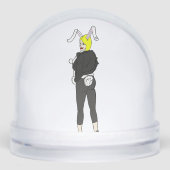 bunnygirl sneeuwbol (Voorkant)