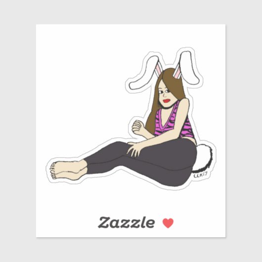 bunnygirl sticker (Vel)