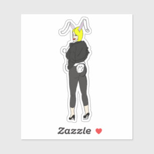 bunnygirl sticker
