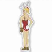 bunnygirl sticker (Voorkant)