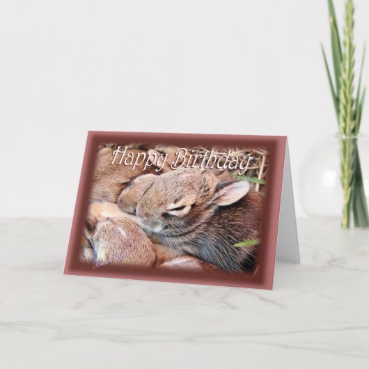 BunnyHBD-aanpassen Kaart (Voorkant)