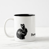BunnyLuv Black Rabbits Mok (Links)
