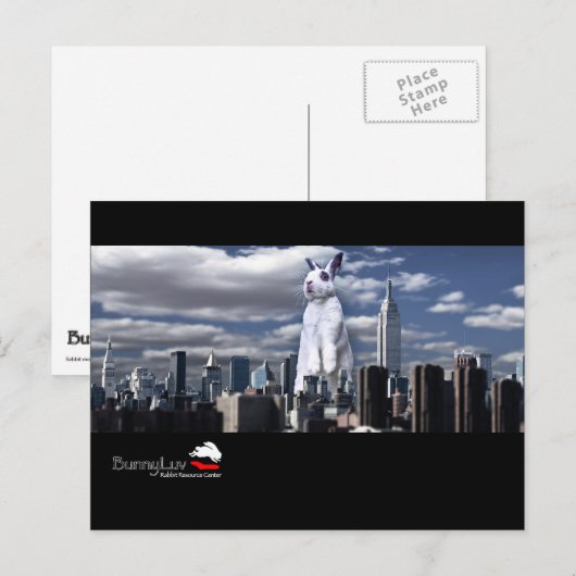 BunnyLuv Briefkaart met Emma (Voorkant / Achterkant)