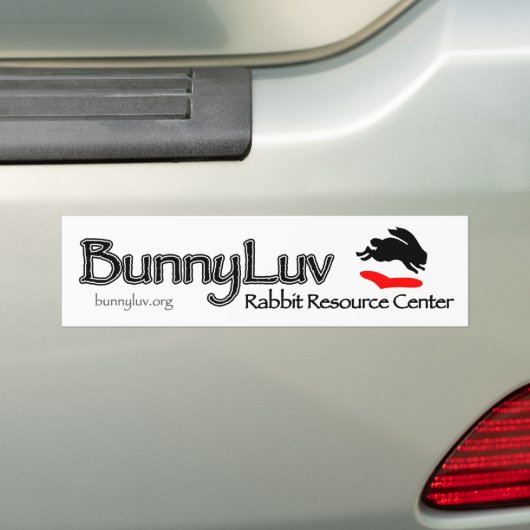 BunnyLuv Bumpersticker (Op auto)