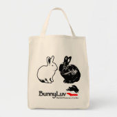 BunnyLuv-Canvas tas met Ophelia en Pixie (Voorkant)