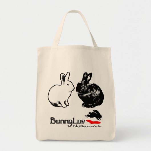 BunnyLuv-Canvas tas met Ophelia en Pixie (Voorkant)