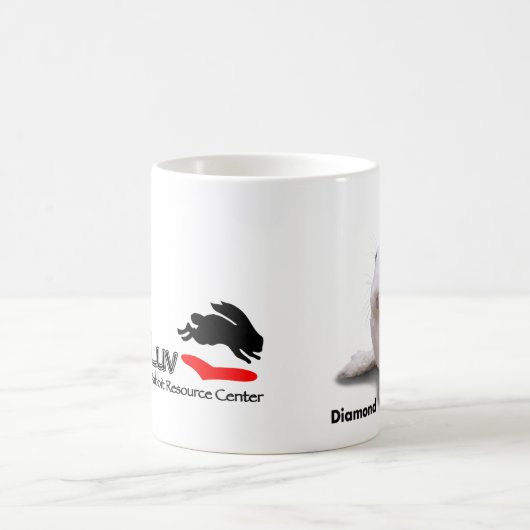BunnyLuv-mok met Diamond Koffiemok (Center)