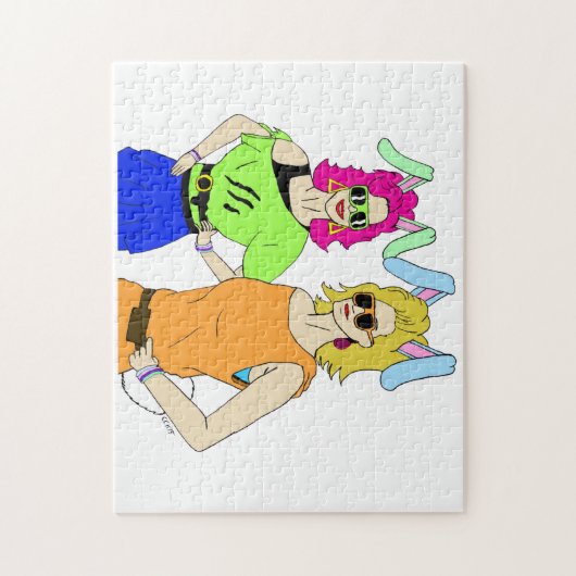 bunnymeiden puzzel (Verticaal)