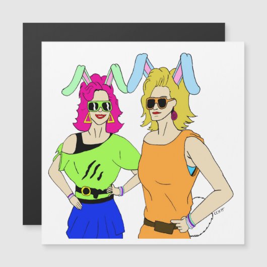 bunnymemeisjes (Voorkant / Achterkant)