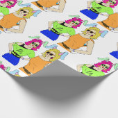bunnymemeisjes cadeaupapier (Hoek)