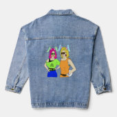 bunnymemeisjes denim jacket (Achterkant)