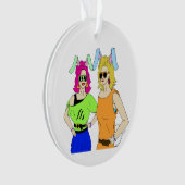 bunnymemeisjes ornament (voorkant)