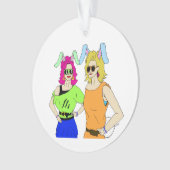 bunnymemeisjes ornament (voorkant)