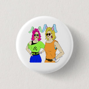 bunnymemeisjes ronde button 3,2 cm