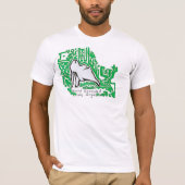 Bunnyoga - Bound Extended Side Angle T-shirt (Voorkant)