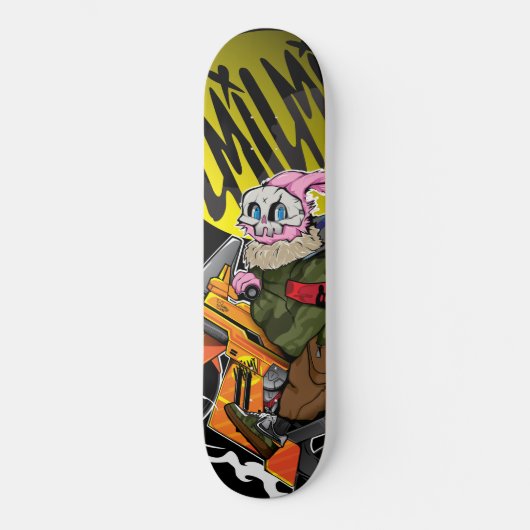 Bunnypink Skateboard (Voorkant)