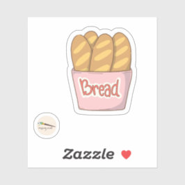 Bunny's Bakery Collectie - Brood Sticker