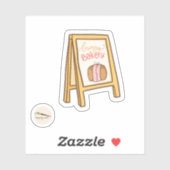 Bunny's Bakery Collectie - Bunny Bakery Sign Sticker (Vel)