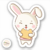 Bunny's Bakery Collectie - Bunny Junior Sticker (Voorkant)