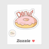 Bunny's Bakery Collectie - Donut Sticker (Vel)