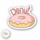Bunny's Bakery Collectie - Donut Sticker (Voorkant)
