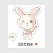 Bunny's Bakery Collectie - Mr Bunny Sticker (Vel)