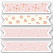 Bunny's Bakery Collectie - Washi tape 1 Sticker (Voorkant)