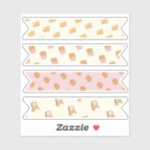 Bunny's Bakery Collectie - Washi tape 3 Sticker (Vel)