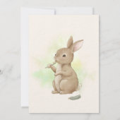 Bunny's eerste tandenfeest kaart (Achterkant)