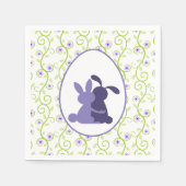 Bunny's Embrace Spring Floral Servetten (Voorkant)