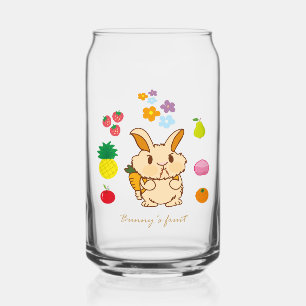 Bunny's fruit blikvorm glas