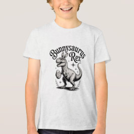Bunnysaurus Easter Kids Shirt Dino Bunny Youth tee