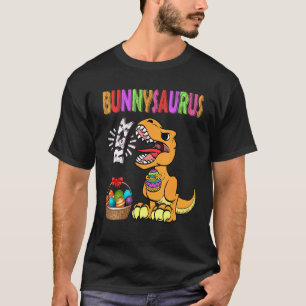Bunnysaurus Rex Cute Rabbit Graphic T-shirt