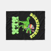 Bunnysaurus Rex Pasen Rex Dinosaur Bunny Kinderen Fleece Deken (Voorkant (Horizontaal))